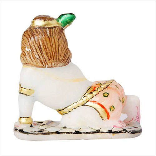 Multi Color Marble Laddu Gopal Idol