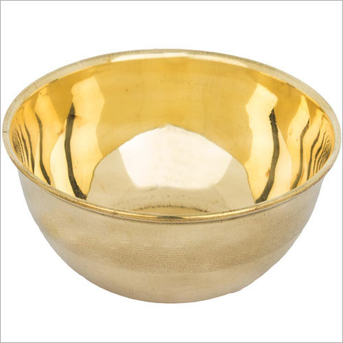Golden Brass Bowl