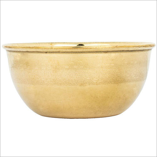 Golden Brass Bowl