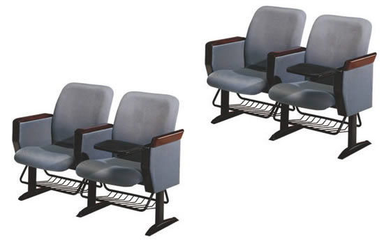 College Auditorium Chair - Fine Grade Pu Material Pushback Design Any Color | Comfortable Back Rest Elegant Aesthetic Intricate Design
