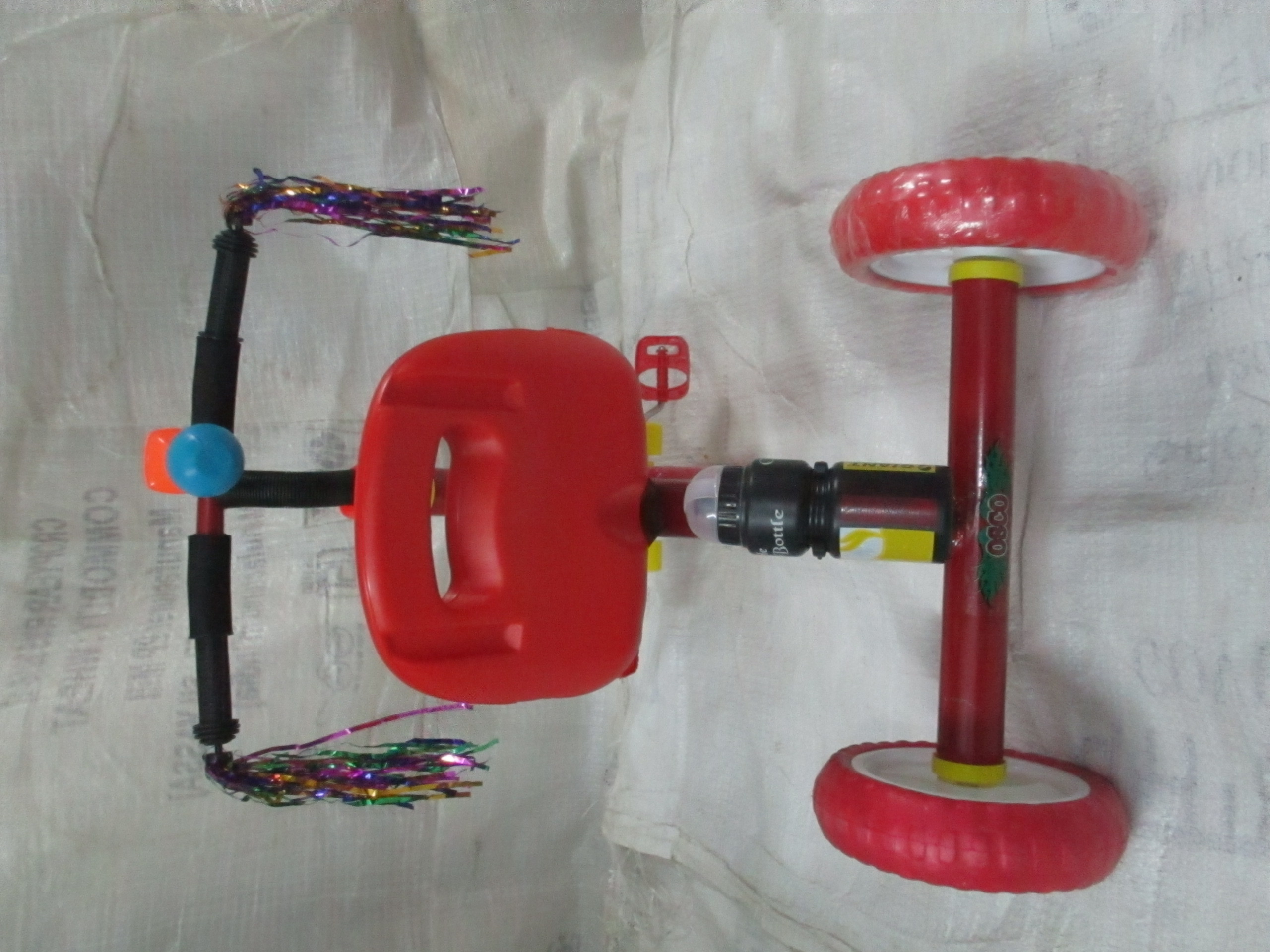 Single Band Zapak Tricycle - Reinforced Plastic Varies By Size And Material Kilograms | Suitable For Kids Non-foldable No Gears Plastic Rims