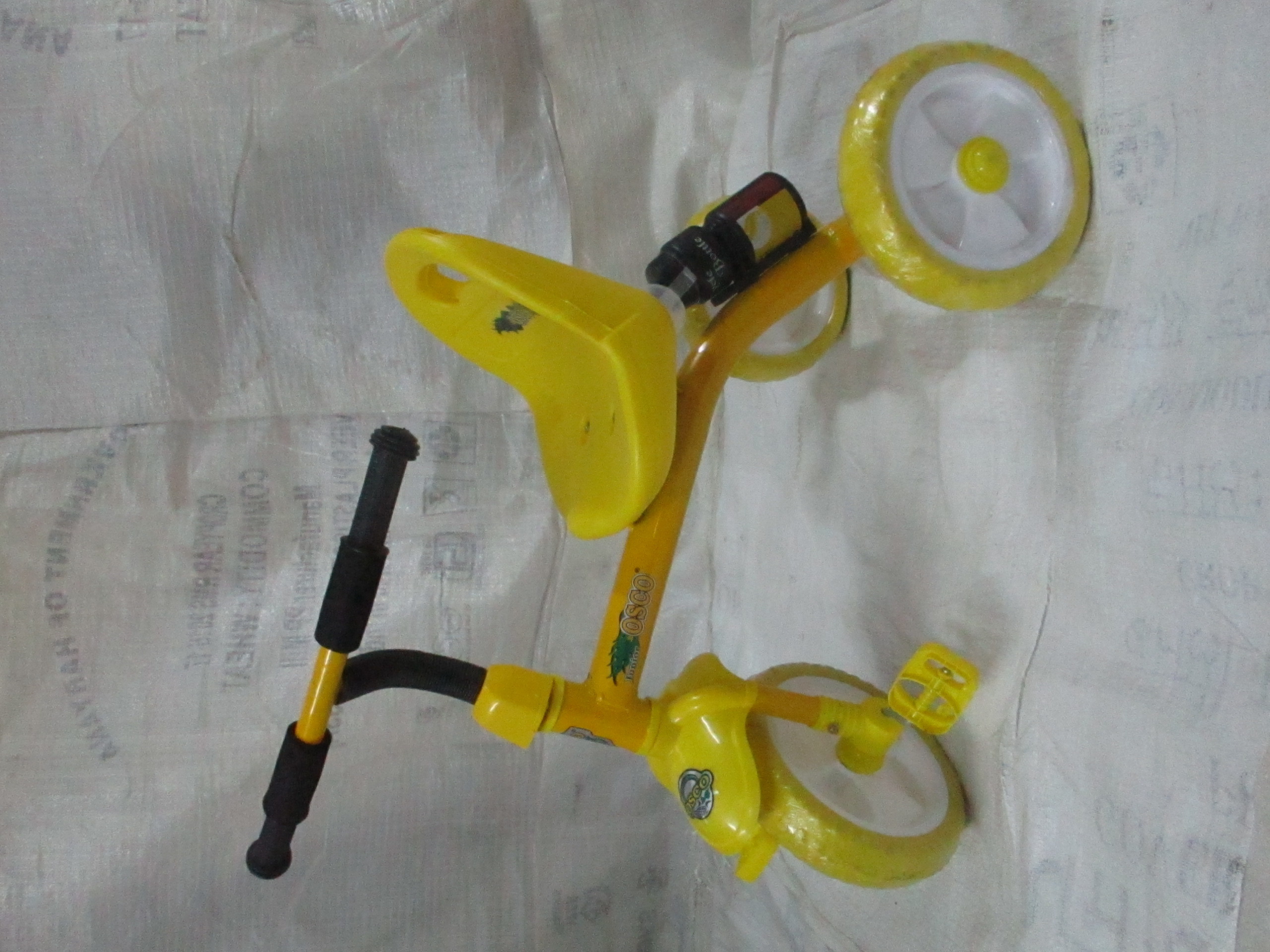 Zapak Double Band Tricycle - Reinforced Plastic Frame Varied Gross Weight By Size & Material | Designed For Kids With Sturdy Plastic Rims