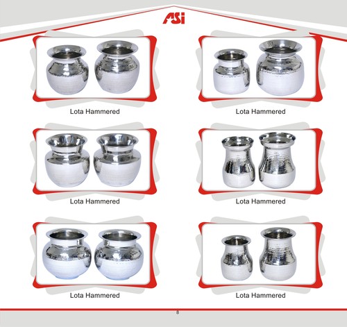 स्टेनलेस स्टील के बर्तन