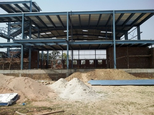 Mezzanine Building - Steel Structure, 25 Year Lifespan, .50 mm Wall Thickness | Eco-Friendly, Corrosion Resistant, Open to Below Floor