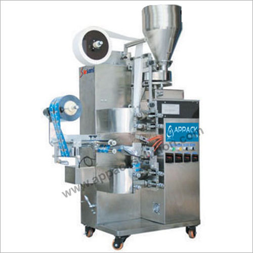 Automatic Tea Bag Packing Machine - Stainless Steel, 525 kg Weight | 110 Bags/Minute Speed, 380V Power Supply, User-Friendly Interface