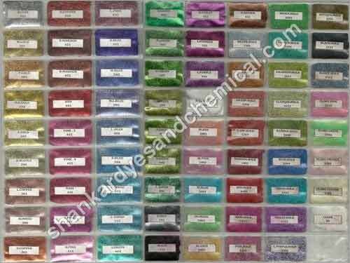 Glitter Shade Card
