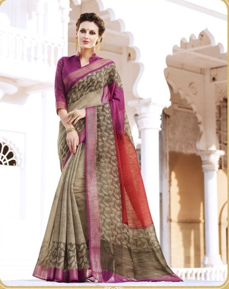 Cotton Silk Multicolor Designer Sarees