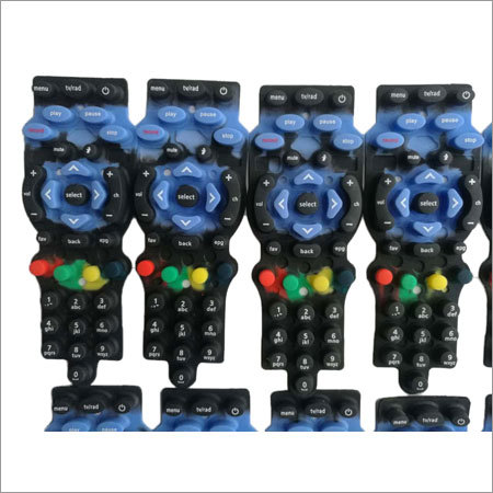 TV Remote Rubber Keypad