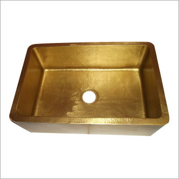 Any Color Front Apron Brass Kitchen Sink