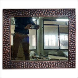 Rectangular Stone Design Antique Copper Mirror Usage: Decorative