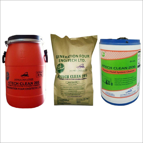 थर्मिक फ़्लूइड हीटरों की सफाई के रसायन