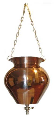 पीतल का शिरोधारा बर्तन