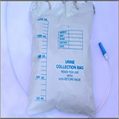 White Urine Collection Bag