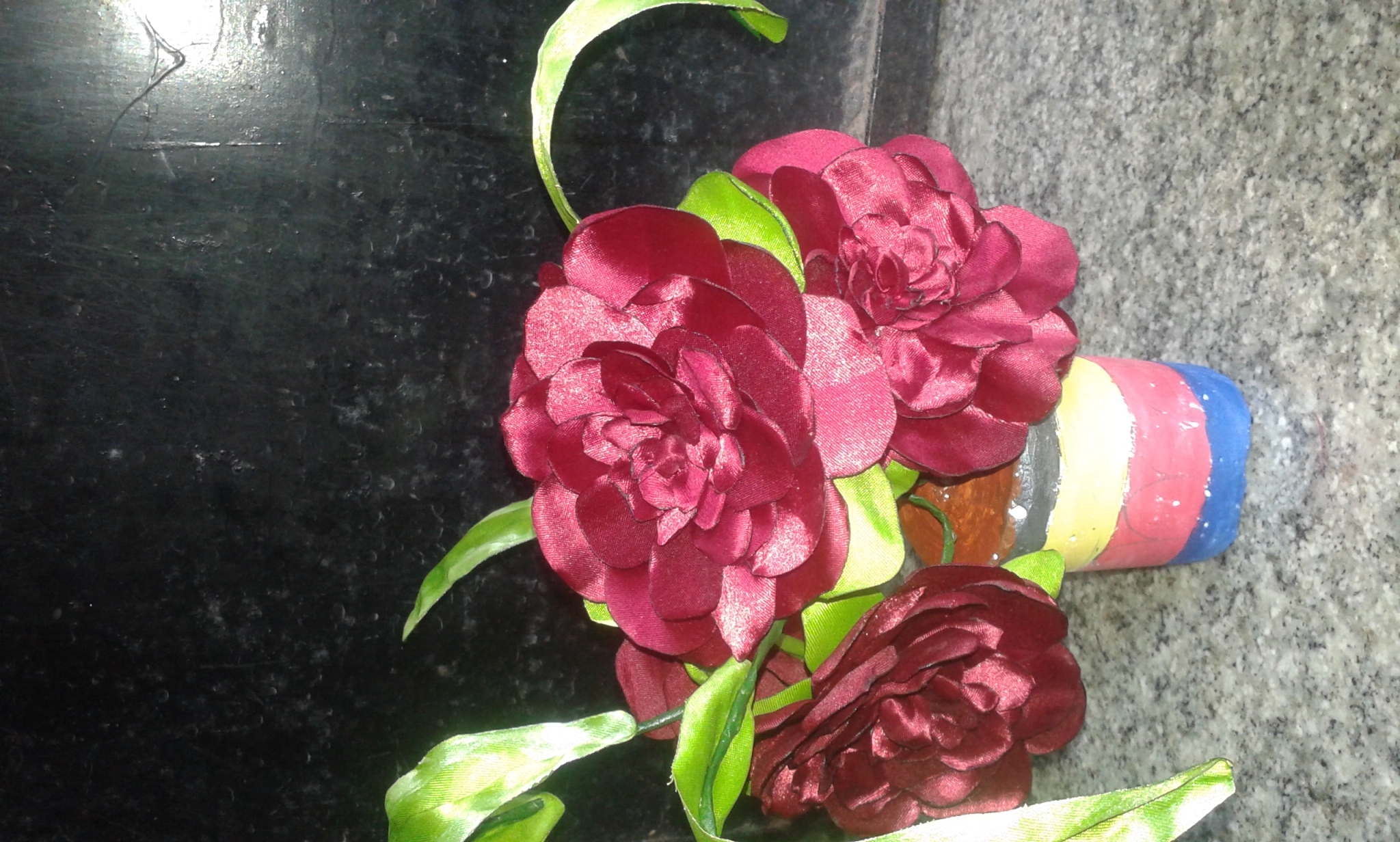 Fabric Flowers - Handmade Satin | Versatile For Arts And Crafts, Elegant Ceremony Decor, Charming Home Decoration, And Wedding Accents
