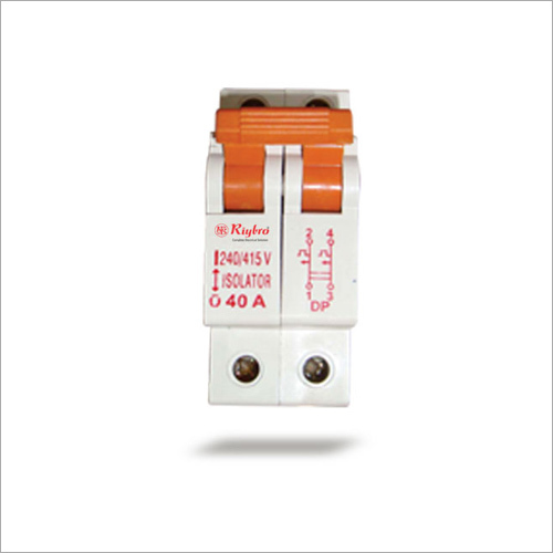 MCB आइसोलेटर डबल पोल (DP)