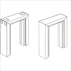 लकड़ी की खिड़की का फ्रेम