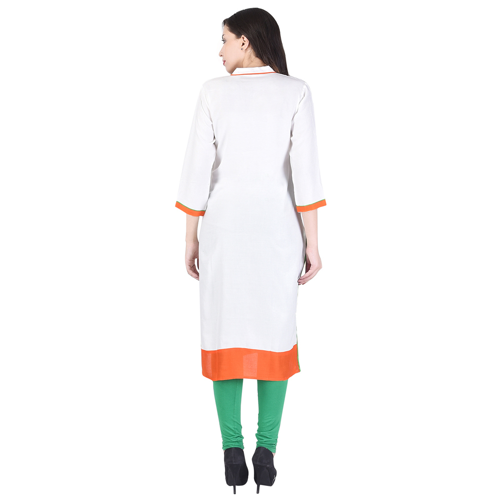 Rayon Traditional Kurtis