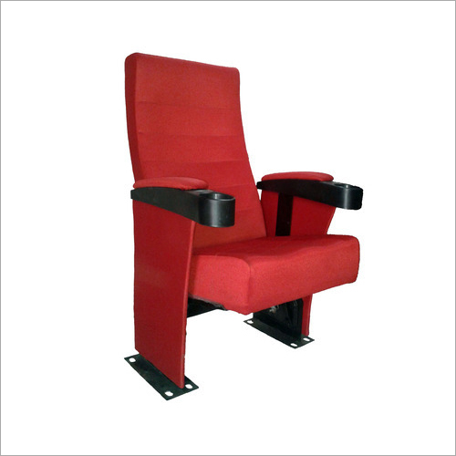 Push Back Chair - Leather and Wood Finish, 21" Arm Rest Width, Standard Size, 10-20mm Thickness