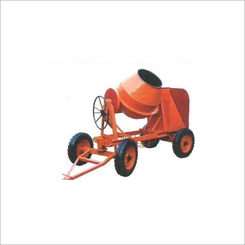 Concrete Mixer Machine - Mild Steel, 1200 Liters Capacity, 5 HP Power | Low Maintenance, High Mixing Speed, Portable Design, Tilting Drum Mixer