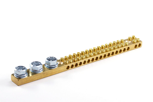 Brass Neutral Bus Bar