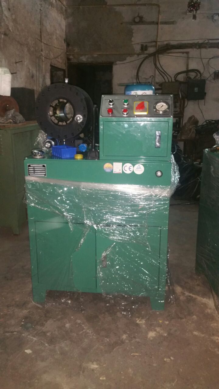 Green High Performance Hose Crimping Machine