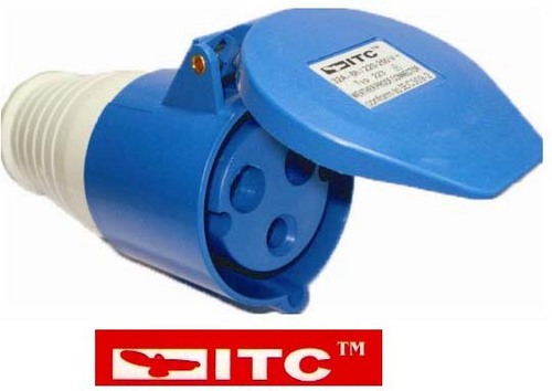 Plug Socket - Durable Plastic, Compact Design, Versatile Use for Home and Office