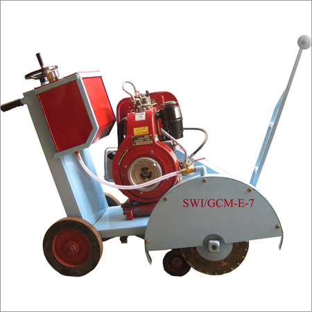 Groove Cutting Machine - High-Strength Steel, 210 kg, 4.8 HP Diesel Engine, 3000 RPM | Durable Design, Easy Operation, Low Water Consumption 8L/min