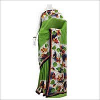 देवियों डिजिटल प्रिंट साड़ियों