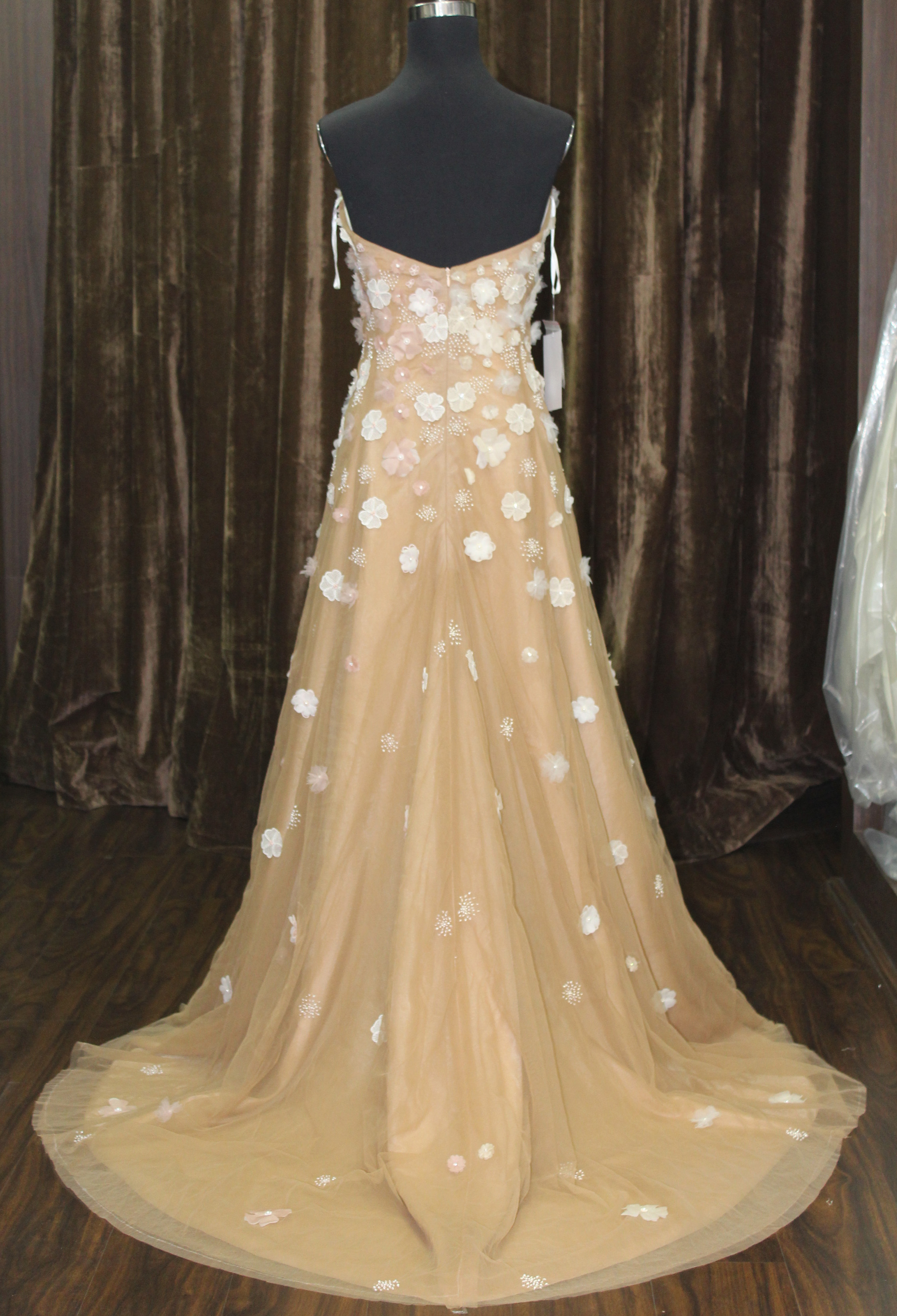 Modern Wedding Beaded Gown