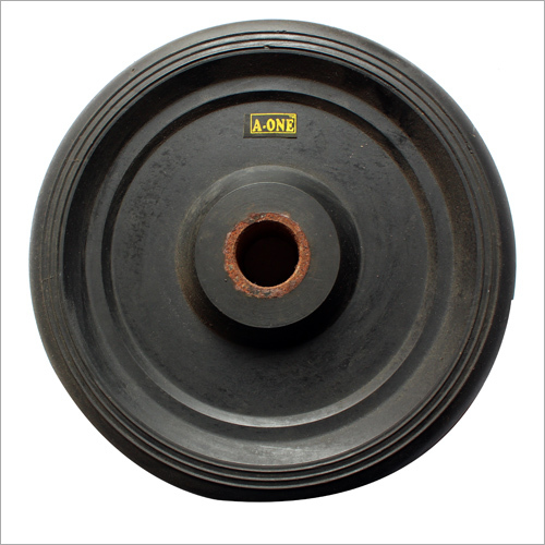 10 x 2 Bush Rubber Wheel