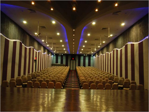 Auditorium Chairs - Polished Leather and Wood, Rectangle Design with 10-20 mm Thickness