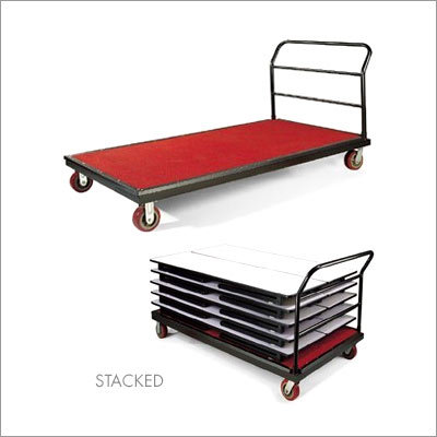 Aluminum/Alloy Rectangular Table Trolley