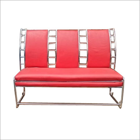 Three Seater Sofa - Stainless Steel, Modern Indian Style, Eco-Friendly Design, Weight: 5-10 kg | Non-Folded, General Purpose Comfort