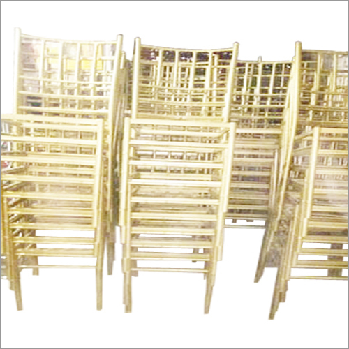 Golden Chiavari Chairs - Stainless Steel, Lightweight 1-4 kg | Eco-Friendly Garden Chairs with Indian Style Design