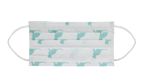 DR AIR N95 Anti-Pollution Face Mask - Soft Fabric, Adjustable Fit, Green, Filtration Up to 95% | Blocks PM2.5 Dust, Haze, Bacteria, Influenza Virus, Available in Attractive Patterns