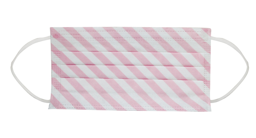 DR AIR N95 Anti-Pollution Face Mask - Fabric, Pink Color, 20 Grams , 99.97% Dust Filtration for Children with Comfortable Fit and Designer Patterns