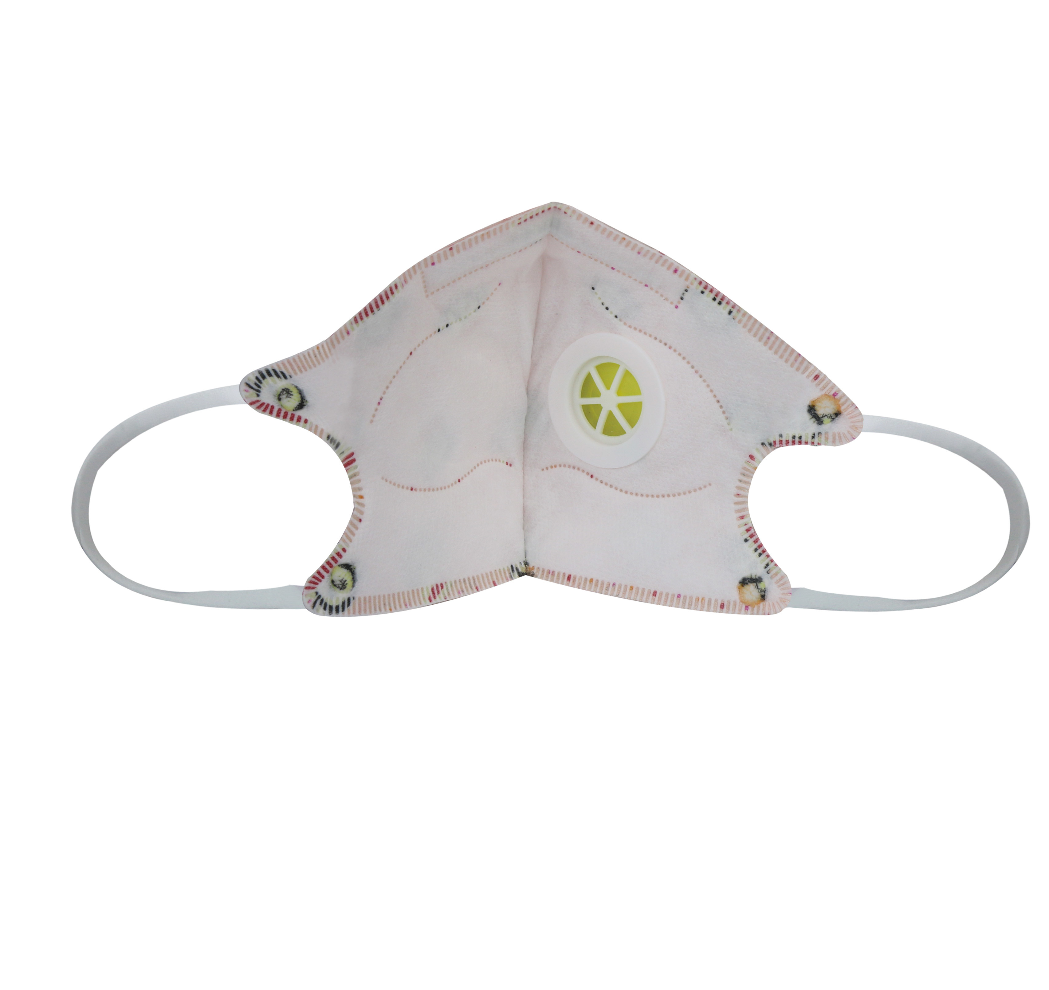 Mask - Cotton Fabric Pink, 99.97% Dust Protection For Children