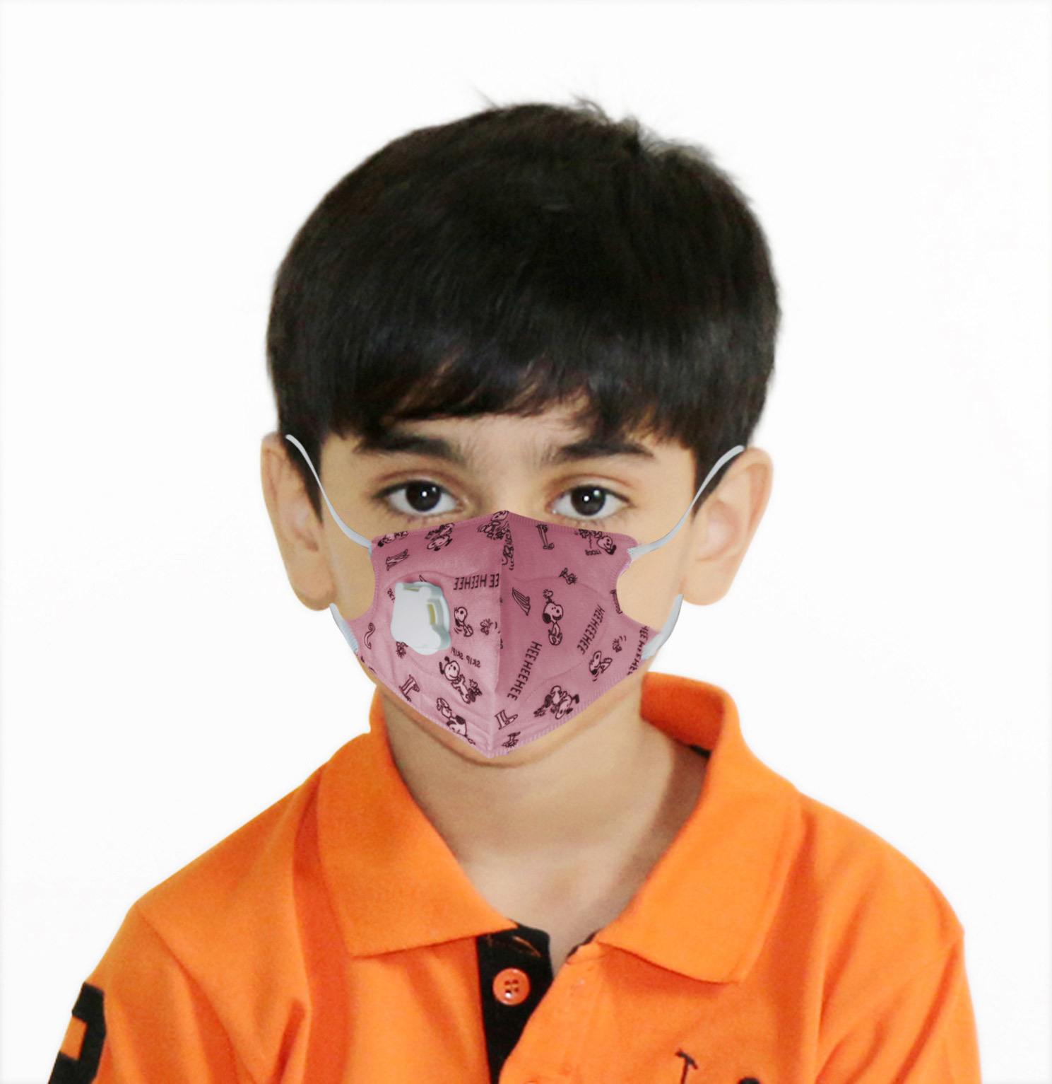 Mask - Fabric Cotton, Pink Color, 99.97% Dust Protection Against Dry Dust