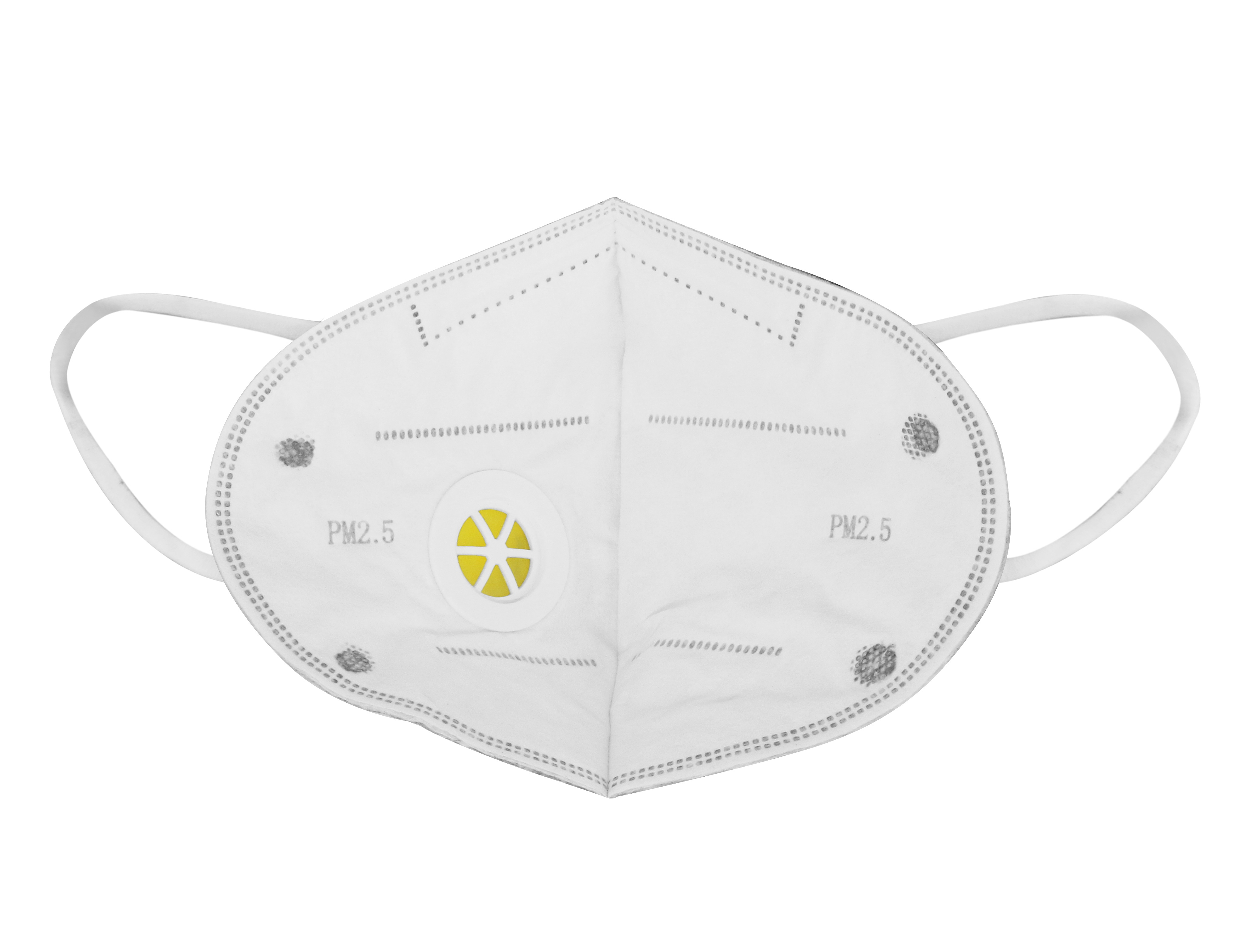 Dr Air N95 Anti-pollution Face Mask - Fabric 10 Grams Silver | Breathable Valve Pm2.5 Filtration Cool Flow Technology Adjustable Fit