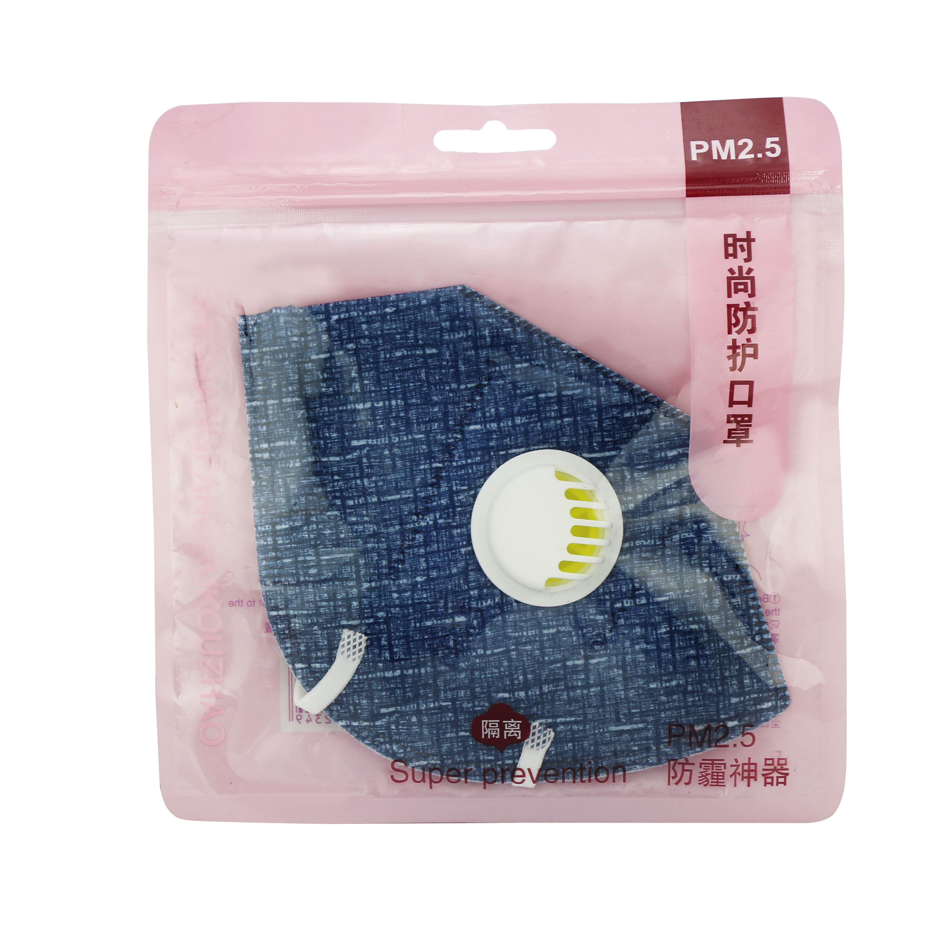 Mask - Cotton Fabric 10g Weight Blue Color | 99.97% Dry Dust Protection Ventilated Design