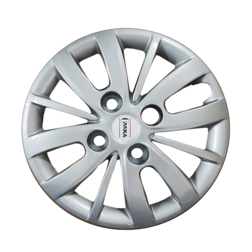 ह्यूंदै आई-10 न्यू के लिए 13 इंच का चमकीला सिल्वर सिमिका व्हील कवर