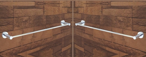 Rectangular Brass Towel Bar