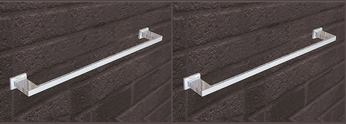 Rectangular Chrome Plated Towel Bar