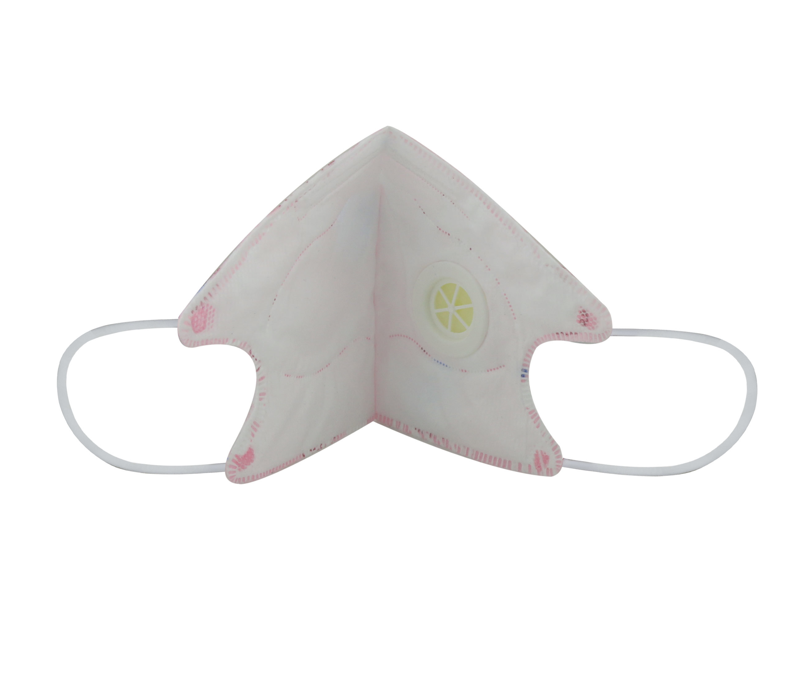 Mask - Fabric Cotton, Pink Color, 99.97% Dust Protection For Children