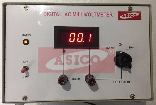 Digital AC Milli Voltmeter - Precision Measurement Tool | High Accuracy, Easy-to-Read LCD Display, User-Friendly Interface