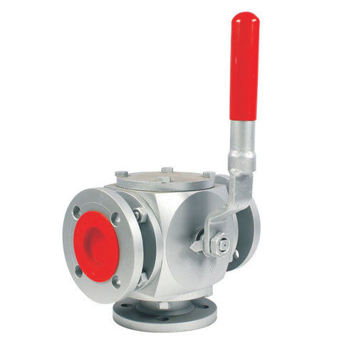 Cast Steel Three Way Ball Valve F/e