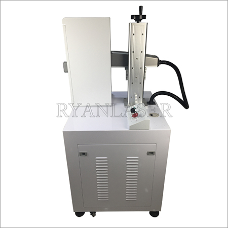 Fiber Laser Marking Machine With Safe Cover - 20w/30w, 1064nm, 7000mm/s | Air Cooling, Robust Design, High Fluency