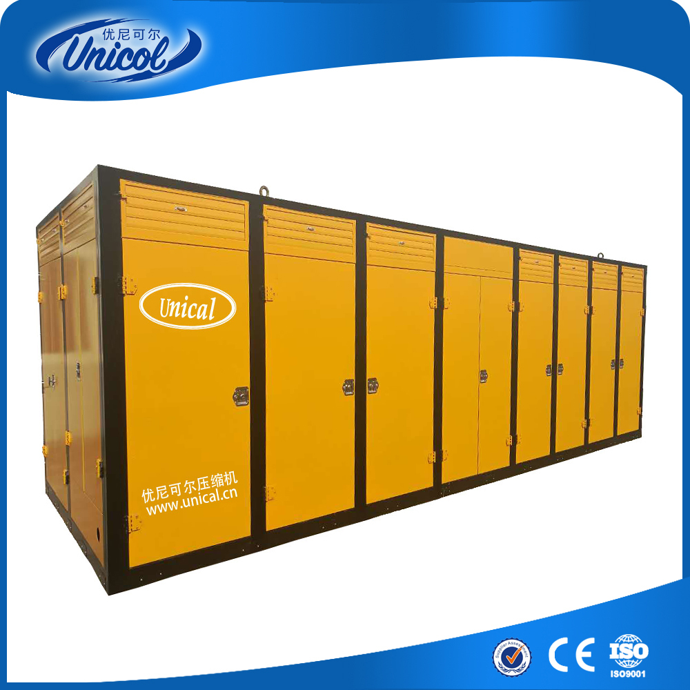 Two Stage Screw Air Compressor Air Flow Capacity: 3.2-4.1 Cubic Meter (M3)