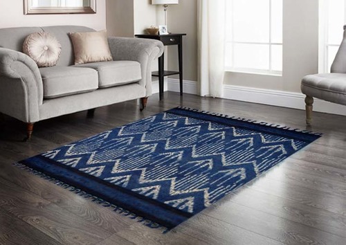 इंडिगो कॉटन हैंडमेड रग्स