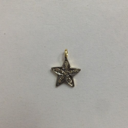 स्टार क्रैम्स गोल्ड प्लेटेड पेंडेंट